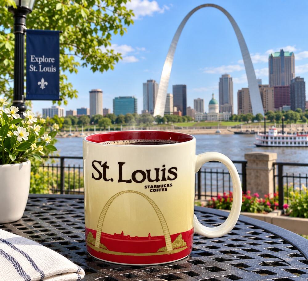 Starbucks St. Louis Global Icon 16 oz Gateway Arch City Mug 2012